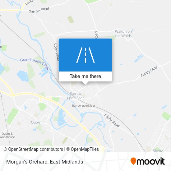 Morgan's Orchard map
