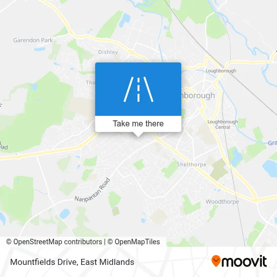 Mountfields Drive map
