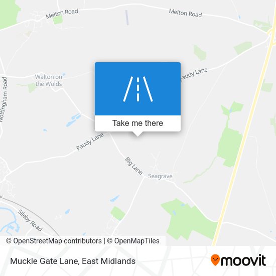 Muckle Gate Lane map