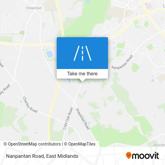 Nanpantan Road map