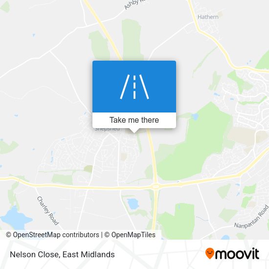 Nelson Close map