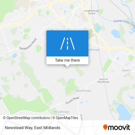 Newstead Way map