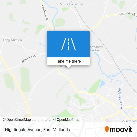 Nightingale Avenue map