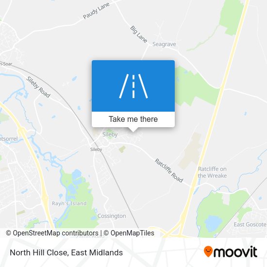 North Hill Close map