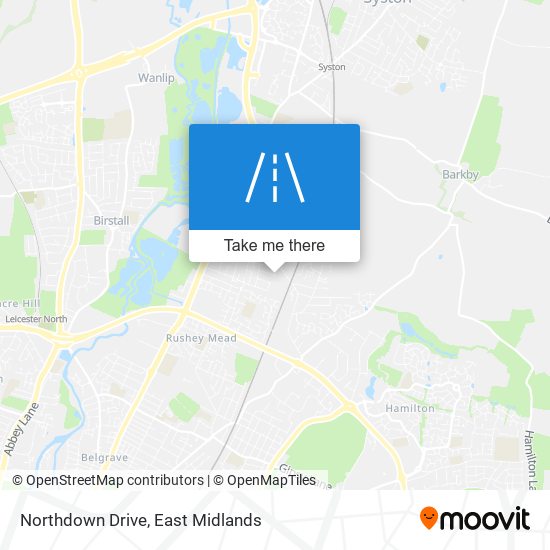 Northdown Drive map