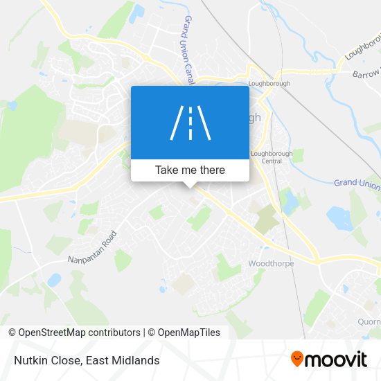 Nutkin Close map