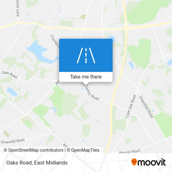 Oaks Road map