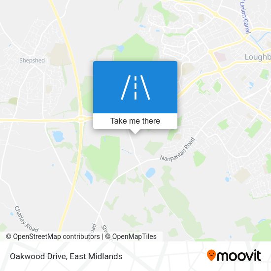 Oakwood Drive map