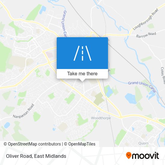 Oliver Road map