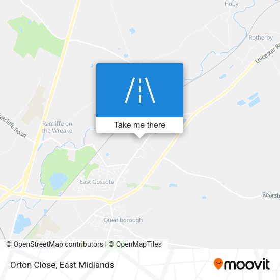 Orton Close map