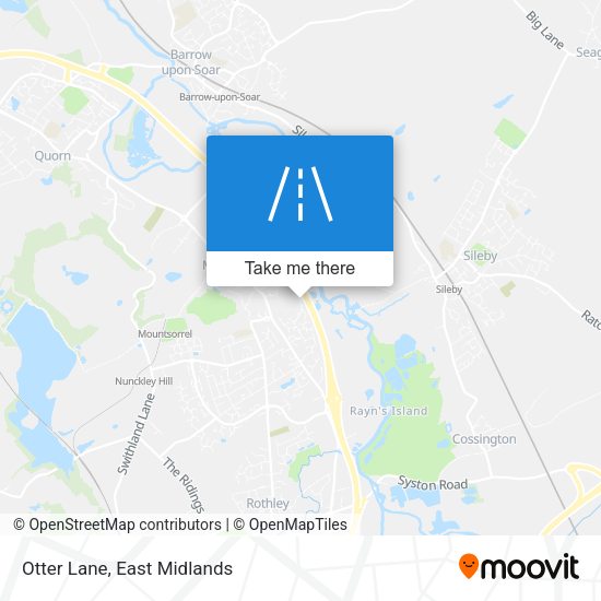 Otter Lane map