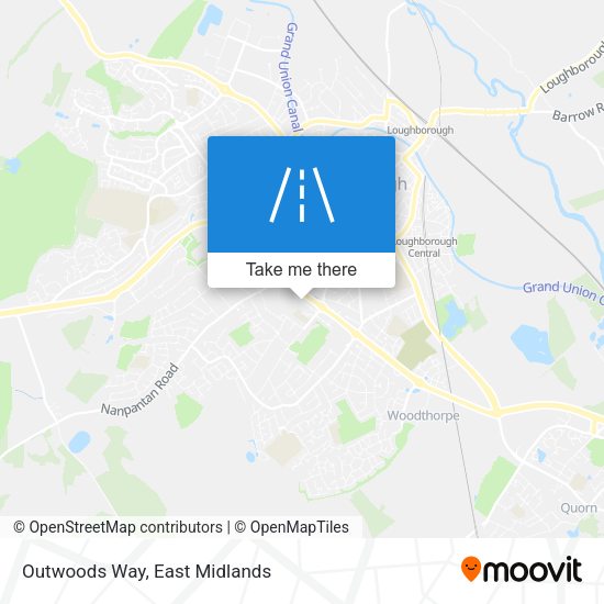 Outwoods Way map