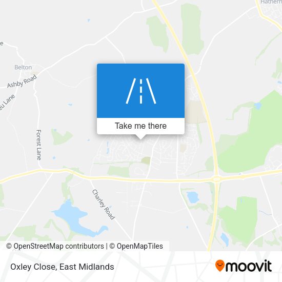 Oxley Close map