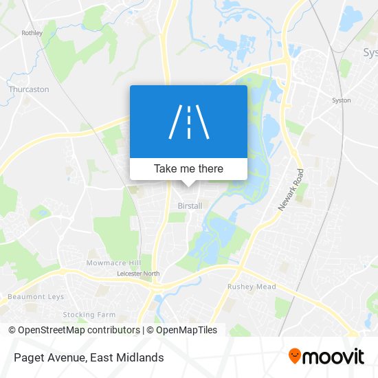 Paget Avenue map