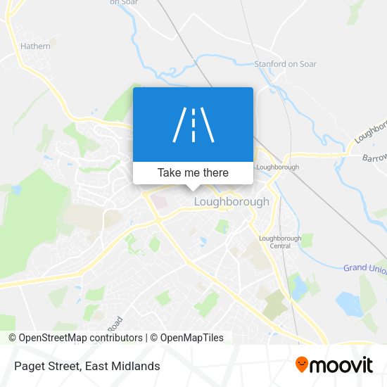 Paget Street map