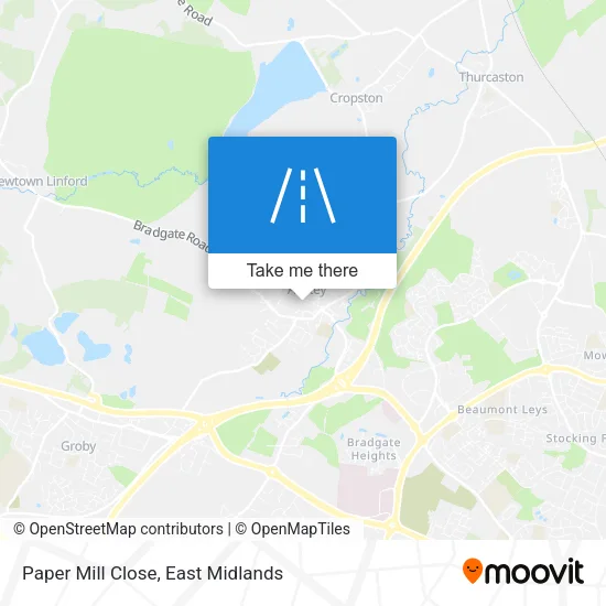 Paper Mill Close map