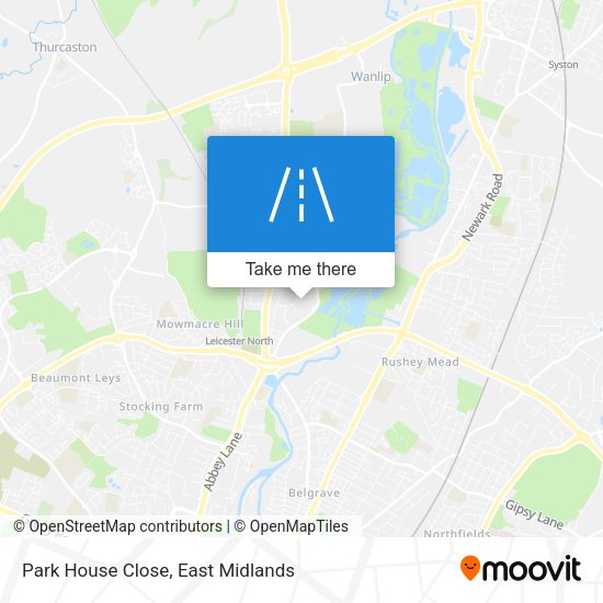 Park House Close map