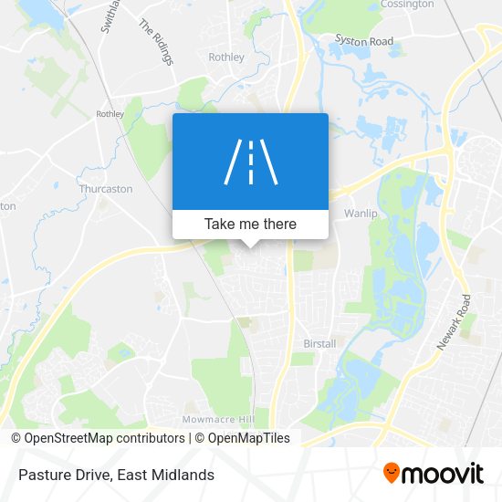 Pasture Drive map