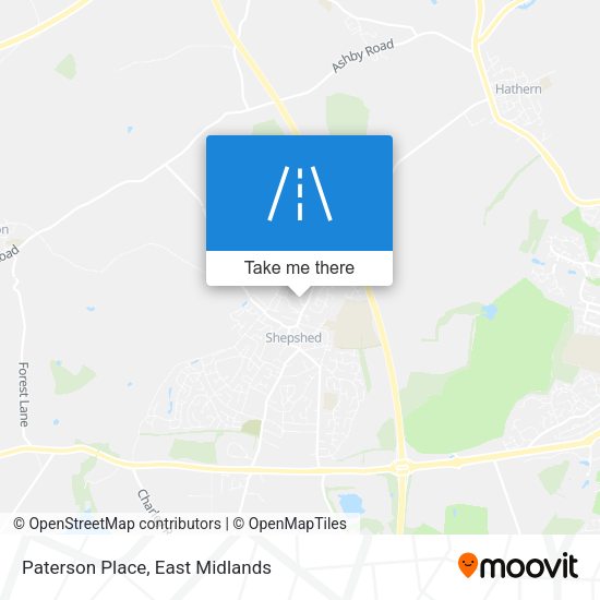 Paterson Place map