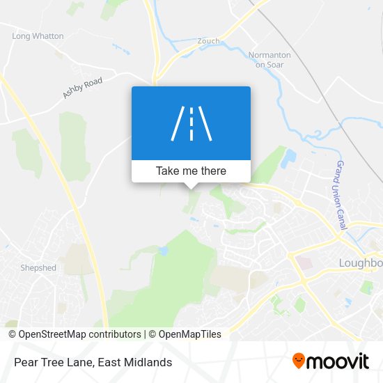 Pear Tree Lane map