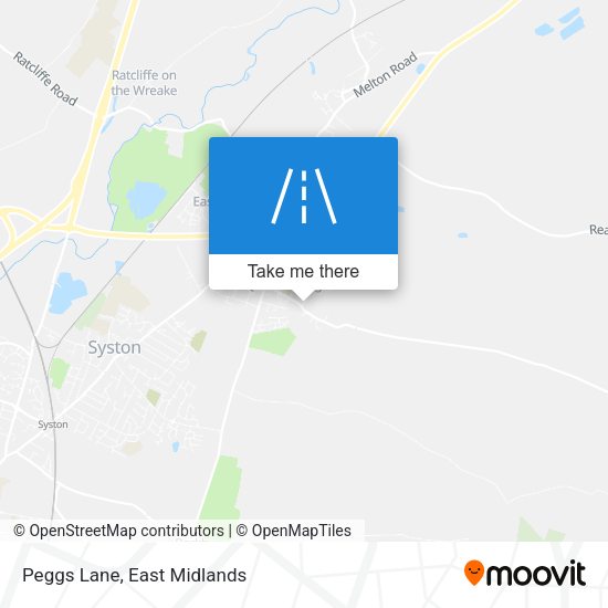 Peggs Lane map