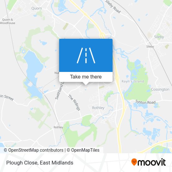 Plough Close map