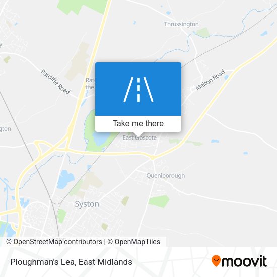 Ploughman's Lea map