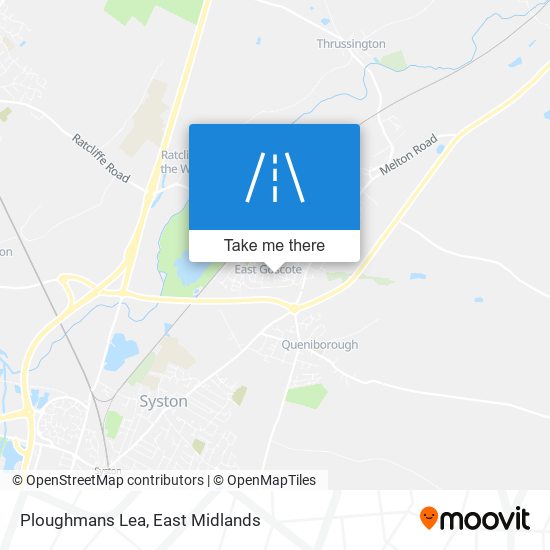 Ploughmans Lea map