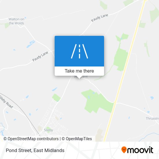 Pond Street map