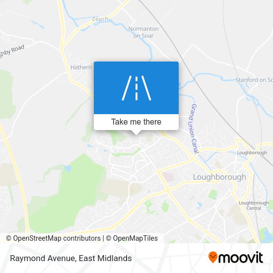 Raymond Avenue map
