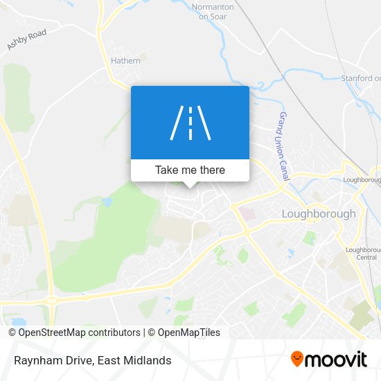 Raynham Drive map