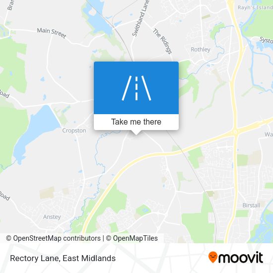 Rectory Lane map
