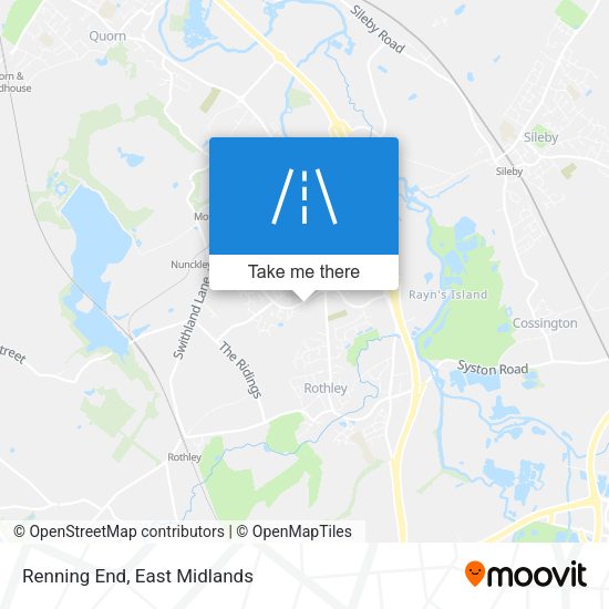 Renning End map