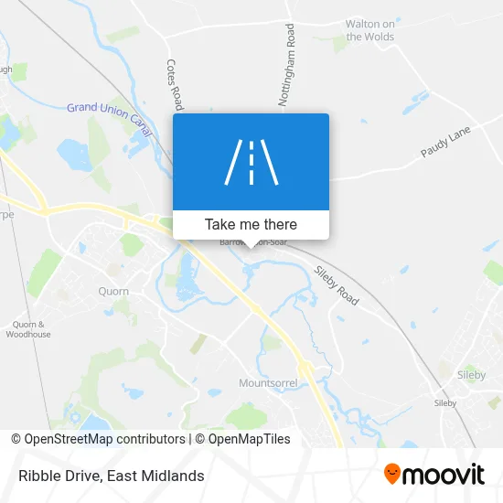 Ribble Drive map