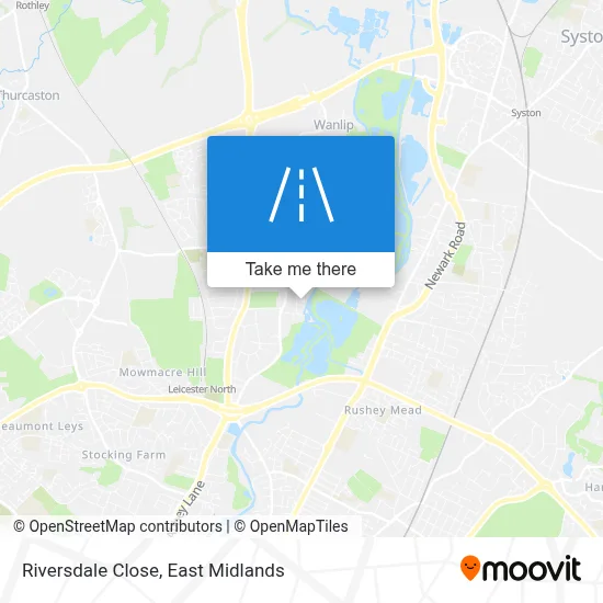 Riversdale Close map