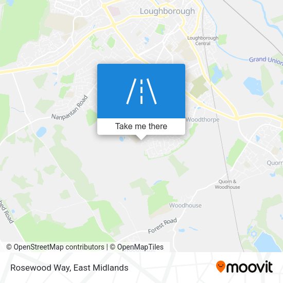 Rosewood Way map
