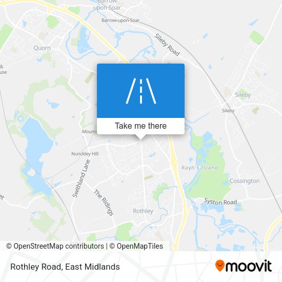 Rothley Road map