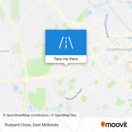 Rudyard Close map
