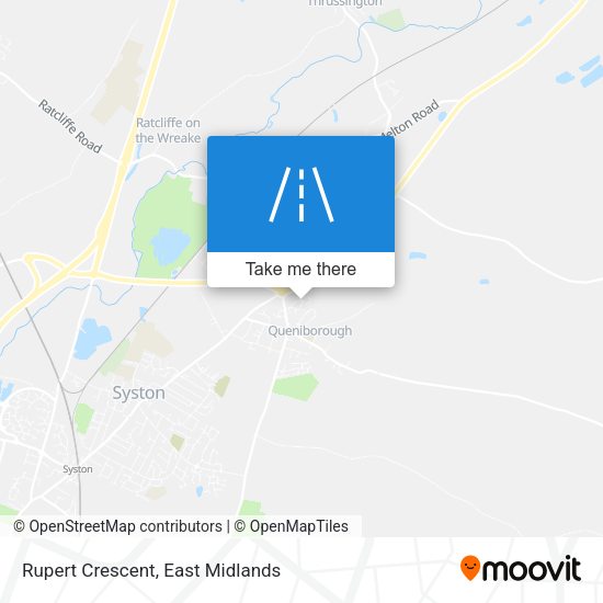 Rupert Crescent map