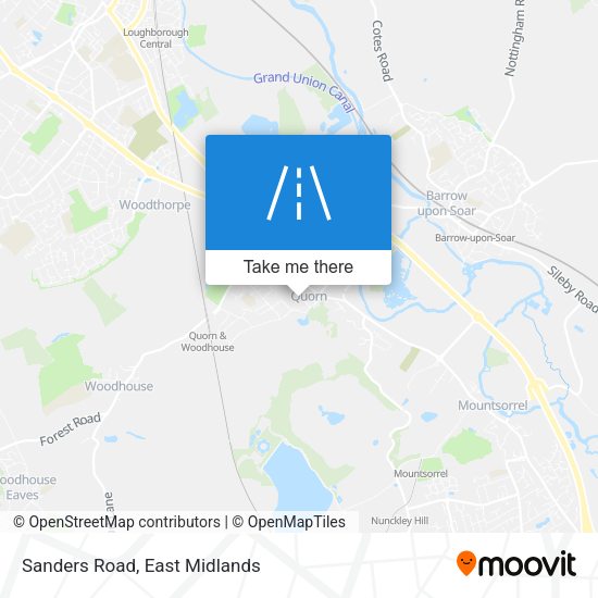 Sanders Road map
