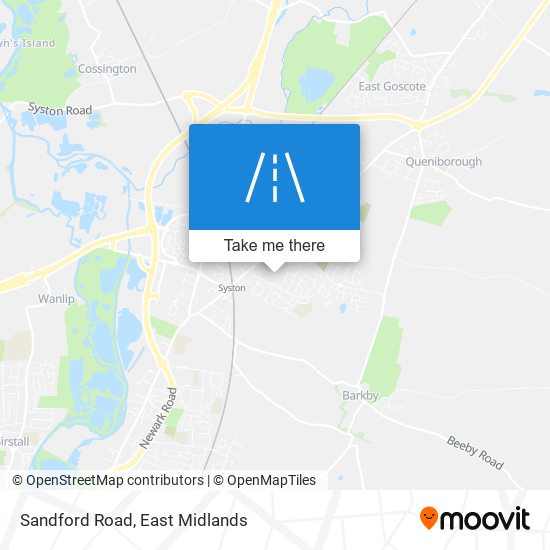 Sandford Road map