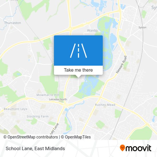 School Lane map