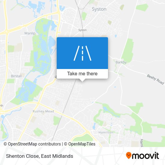 Shenton Close map