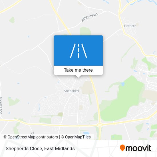 Shepherds Close map