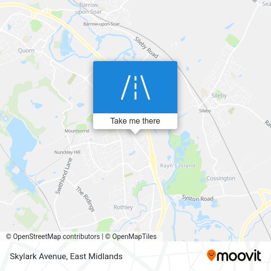 Skylark Avenue map