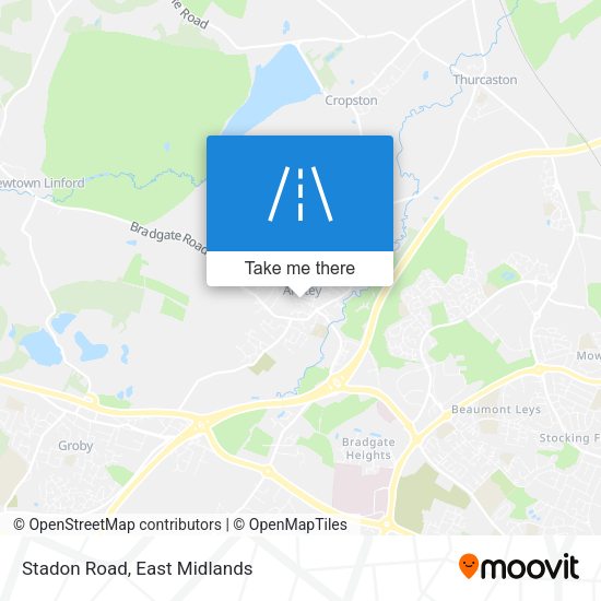 Stadon Road map