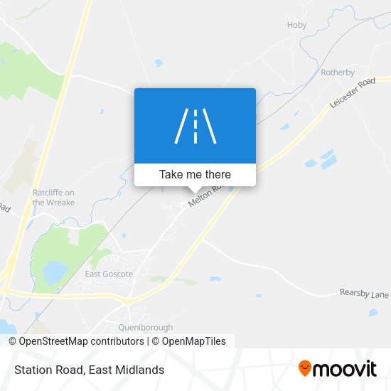 Station Road map