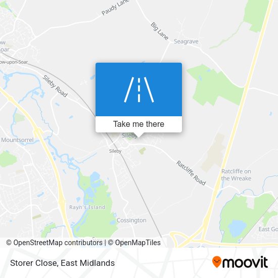 Storer Close map