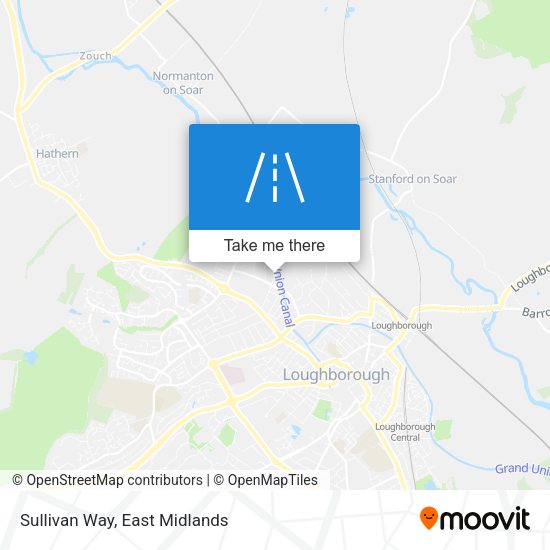 Sullivan Way map