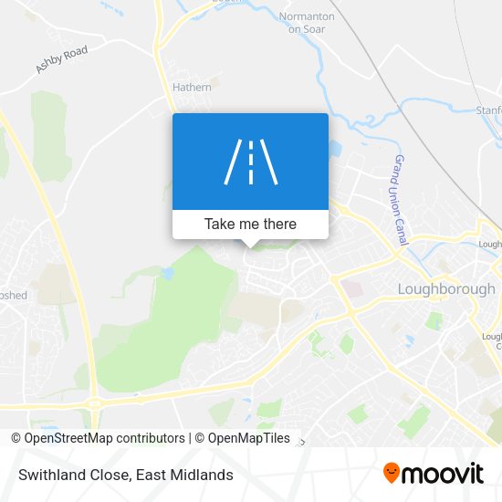Swithland Close map